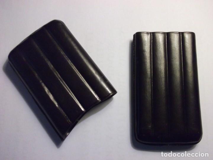 Coleccionismo: FUNDA PARA PUROS. CABIDA PARA CUATRO. - Foto 3