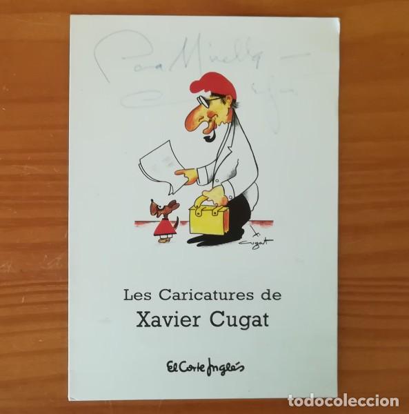 Coleccionismo: DIPTICO EXPOSICION LES CARICATURES DE XAVIER CUGAT, CON FIRMA DEDICATORIA AUTOGRAFO.