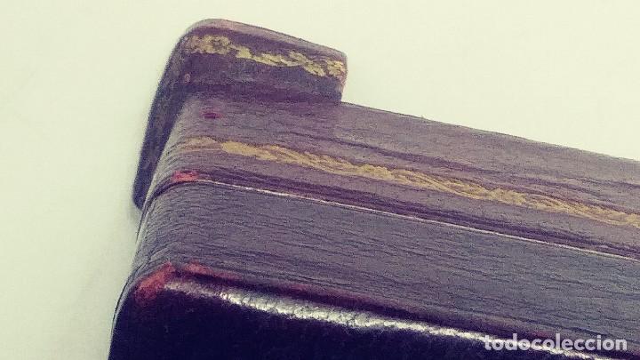 Coleccionismo: CAJA CIGARRERA DE MADERA FORRADA - Foto 13