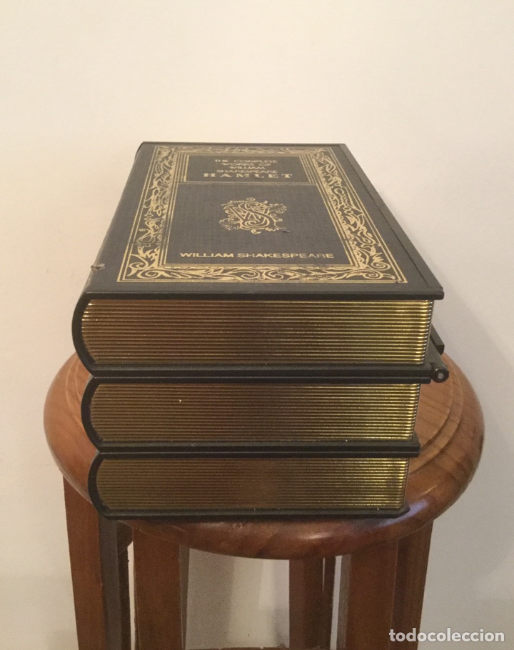 Coleccionismo: CURIOSA CAJA PARA TABACO CON MECHERO, FORMA DE LIBROS HAMLET - Foto 9