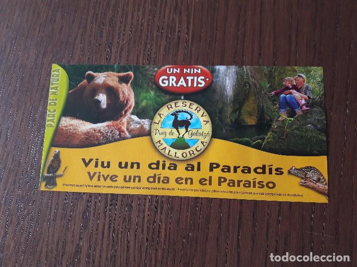 Coleccionismo: entrada la reserva, puig de Galatz&oacute;, Puigpunyent. Mallorca.