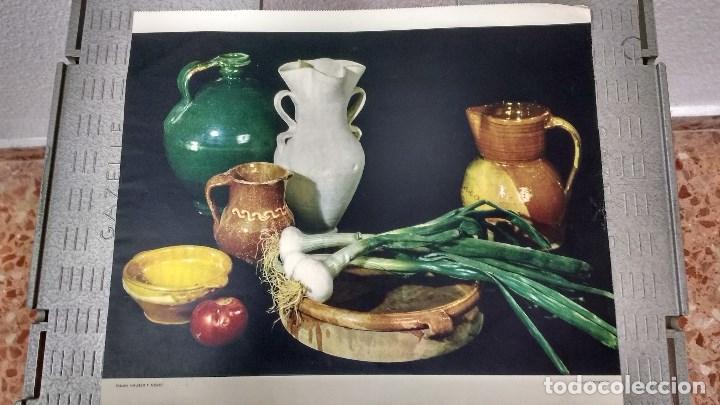 Coleccionismo: 2 l&aacute;minas de bodegones en papel - Foto 2