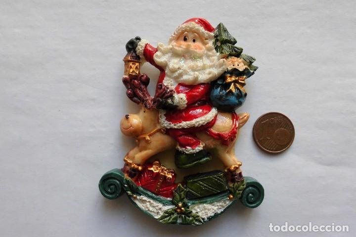 Coleccionismo: Iman nevera Papa Noel - Foto 1