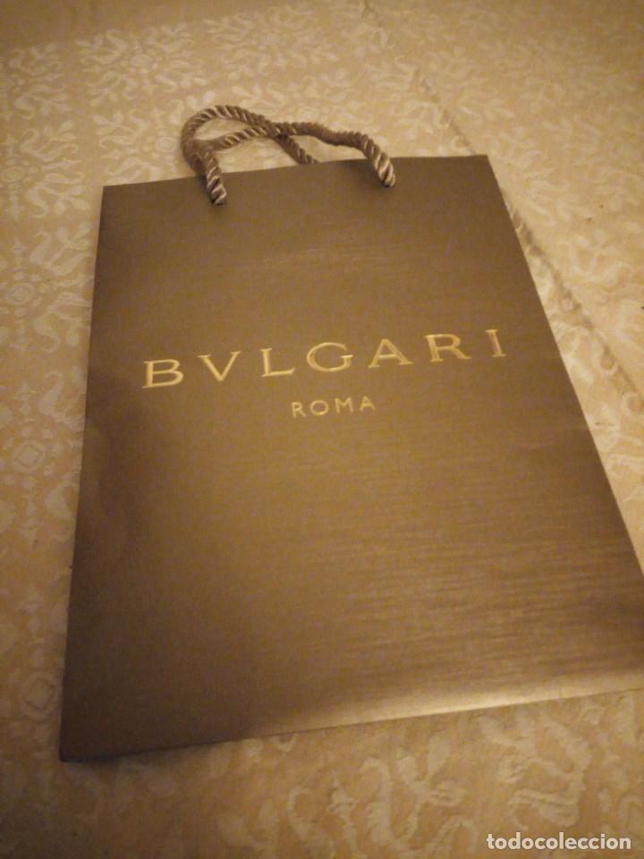 Coleccionismo: Bolsa de papel bvulgari Roma - Foto 1