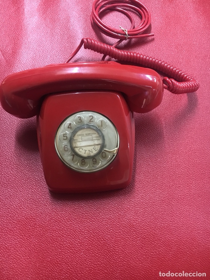 Coleccionismo: Telefono rojo telefonica espa&ntilde;a - Foto 1