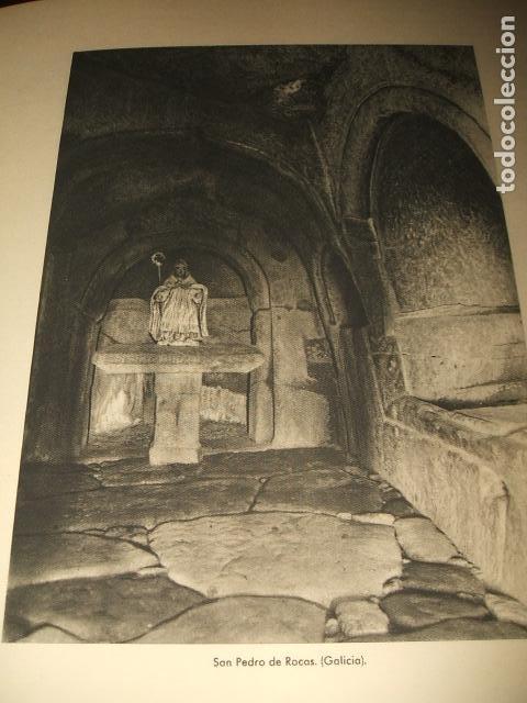 Collectionnisme: SAN PEDRO DE ROCAS ORENSE ANTIGUA LAMINA HUECOGRABADO A&Ntilde;OS 40