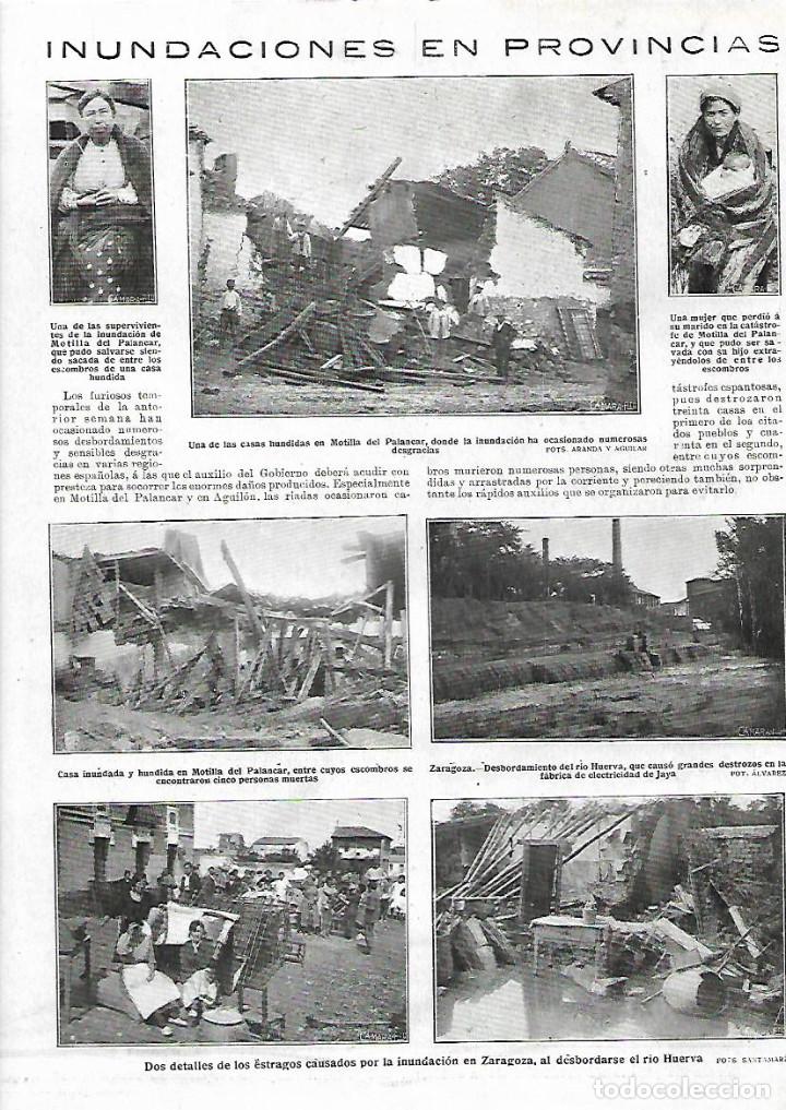 Collezionismo: A&Ntilde;O 1921 RECORTE PRENSA INUNDACIONES EN MOTILLA DEL PALANCAR CUENCA