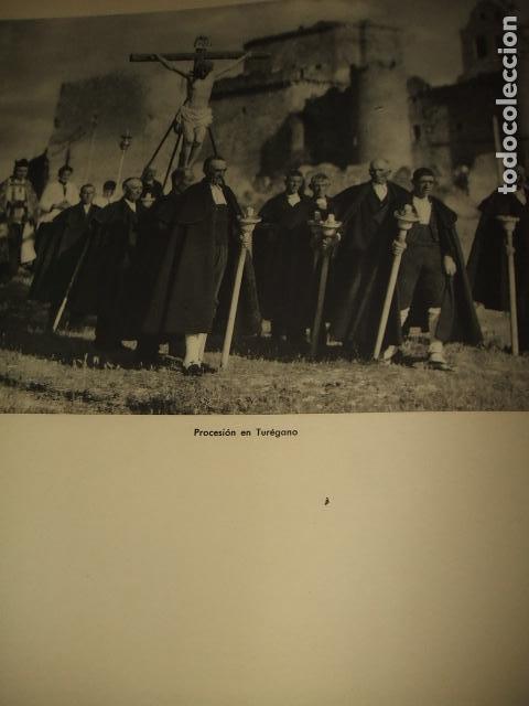 Colecionismo: TUREGANO SEGOVIA PROCESION DE SEMANA SANTA ANTIGUA LAMINA HUECOGRABADO A&Ntilde;OS 40
