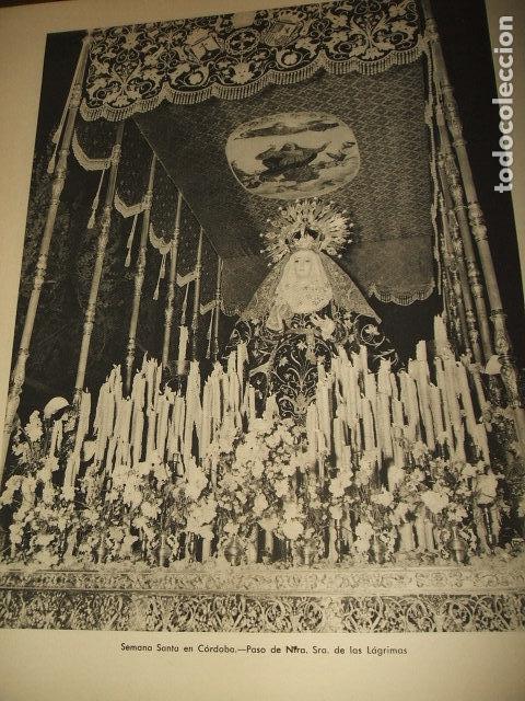 Collezionismo: CORDOBA SEMANA SANTA PASO DE NUESTRA SE&Ntilde;ORA DE LAS LAGRIMAS ANTIGUA LAMINA HUECOGRABADO A&Ntilde;OS 40