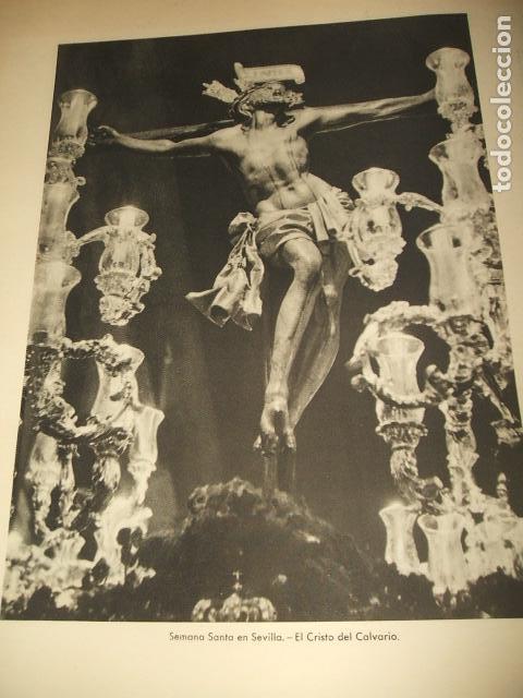 Collecting paper: SEVILLA SEMANA SANTA CRISTO DEL CALVARIO ANTIGUA LAMINA HUECOGRABADO A&Ntilde;OS 40