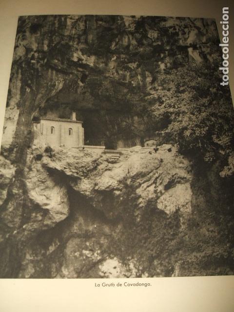 Collecting paper: COVADONGA ASTURIAS LA GRUTA ANTIGUA LAMINA HUECOGRABADO A&Ntilde;OS 40