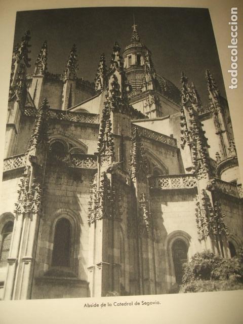 Collezionismo: SEGOVIA ABSIDE DE LA CATEDRAL ANTIGUA LAMINA HUECOGRABADO A&Ntilde;OS 40