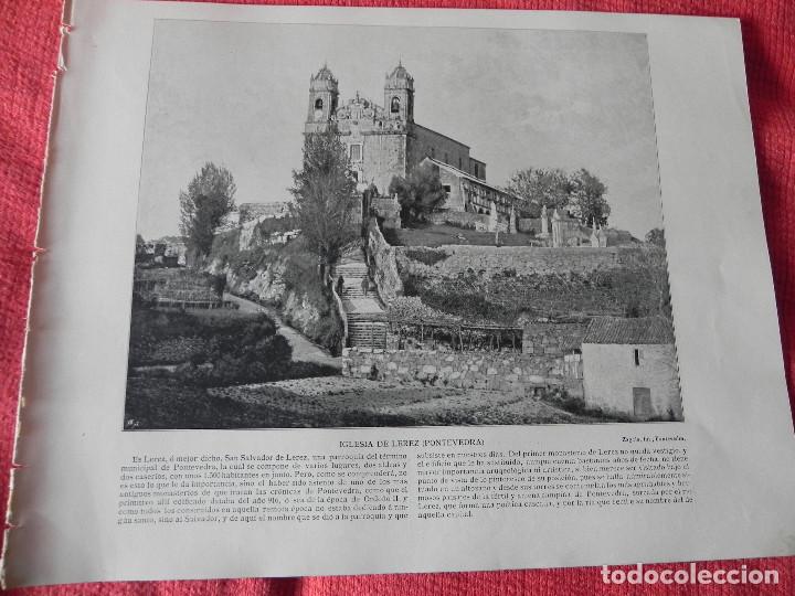 Coleccionismo: IGLESIA DE L&Eacute;REZ (PONTEVEDRA) ANTIGUA L&Aacute;MINA. A&Ntilde;O 1898. (LN00008) @