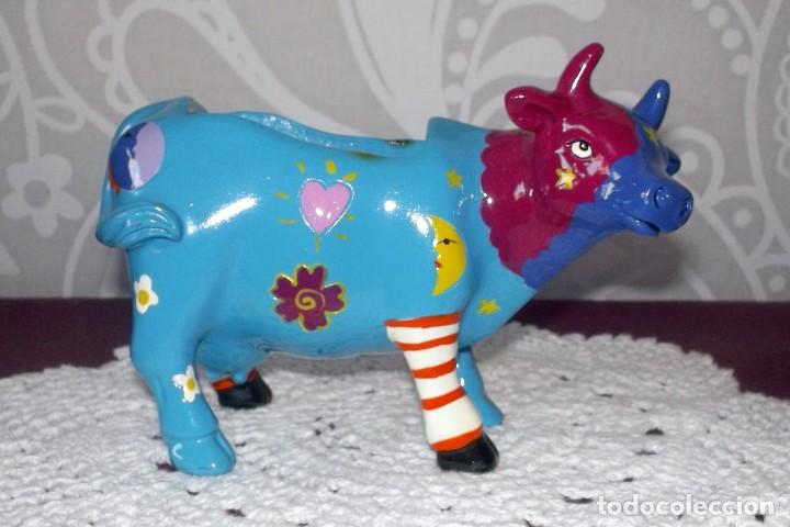 Coleccionismo: VACA DE CERAMICA SUJETA MOVIL-A&Ntilde;O 2000