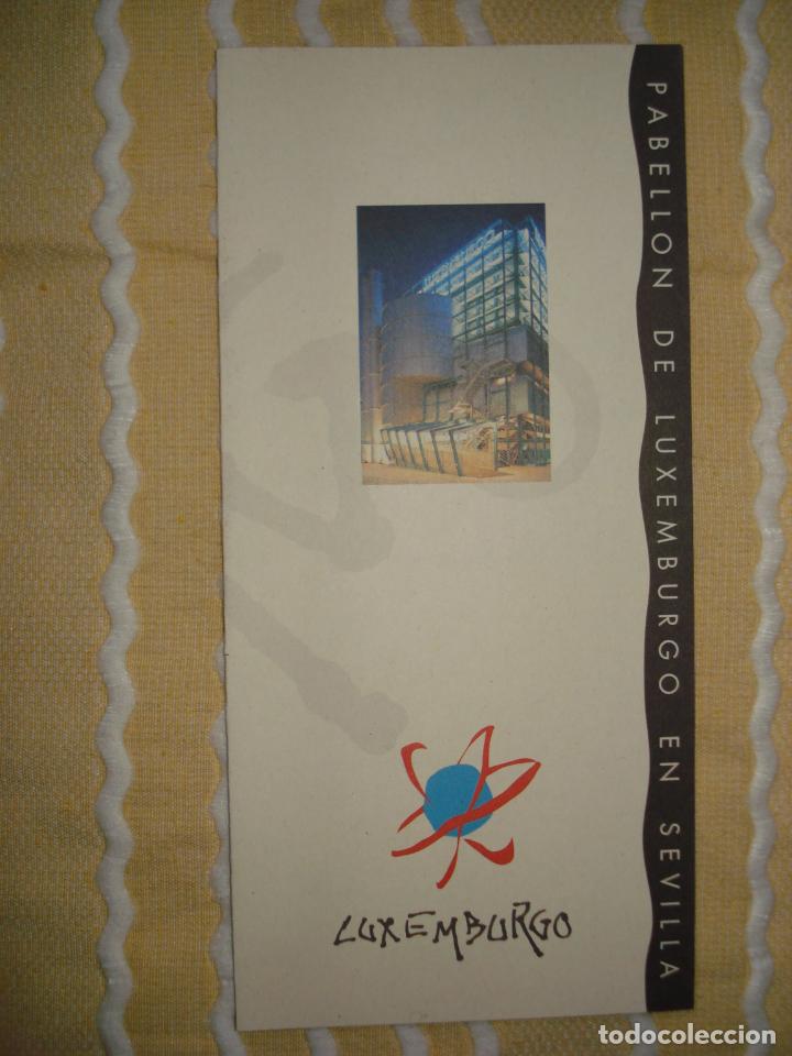 Coleccionismo: FOLLETO PABELLON LUXEMBURGO, EXPO 92 SEVILLA