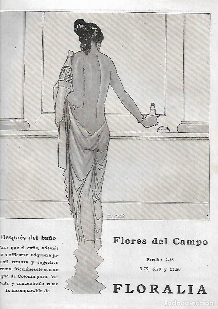 Collecting paper: A&Ntilde;O 1923 RECORTE PRENSA PUBLCIDAD AGUA DE COLONIA FLORES DEL CAMPO PERFUMERIA FLORALIA