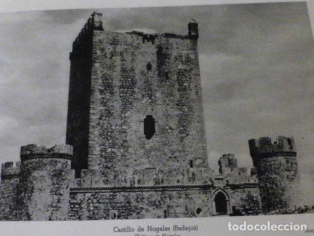 Collectionnisme: NOGALES BADAJOZ CASTILLO ANTIGUO HUECOGRABADO A&Ntilde;OS 40