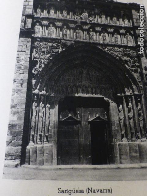Colecionismo: SANG&Uuml;ESA NAVARRA ANTIGUA LAMINA HUECOGRABADO A&Ntilde;OS 40
