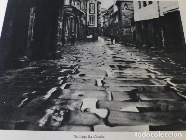 Sammelleidenschaft Papier: SANTIAGO LA CORU&Ntilde;A ANTIGUA LAMINA HUECOGRABADO A&Ntilde;OS 40