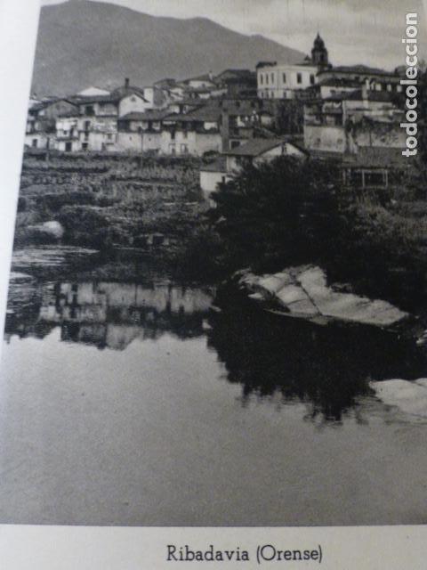 Sammelleidenschaft Papier: RIBADAVIA ORENSE ANTIGUA LAMINA HUECOGRABADO A&Ntilde;OS 40
