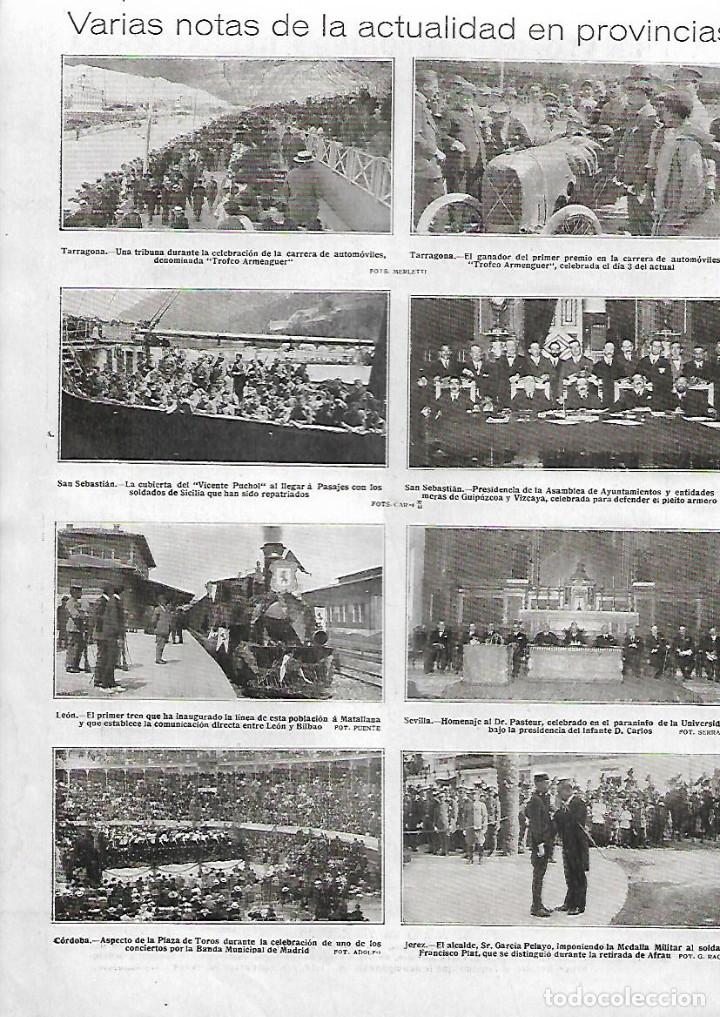 Collectionnisme: A&Ntilde;O 1923 RECORTE PRENSA LEON INAUGURACION PRIMER TREN LINEA A MATALLANA