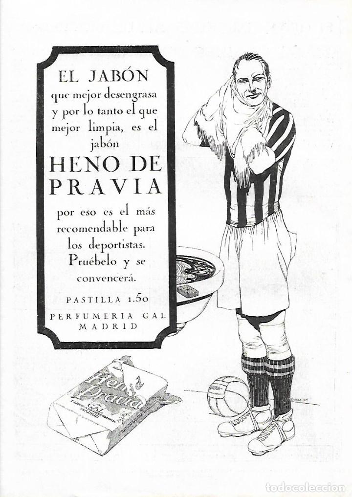 Coleccionismo: A&Ntilde;O 1922 RECORTE PRENSA PUBLICIDAD PASTILLA DE JABON HENO DE PRAVIA PERFUMERIA GAL MADRID