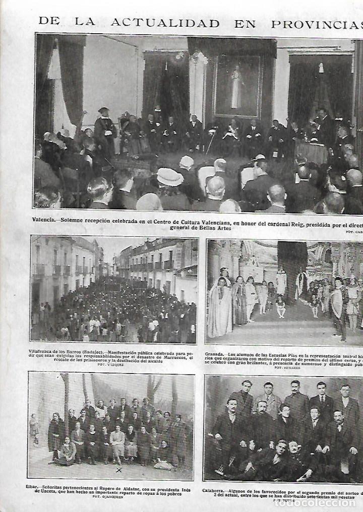 Colecionismo: A&Ntilde;O 1923 RECORTE PRENSA VILLAFRANCA DE LOS BARROS BADAJOZ MANIFESTACION RESCATE PRISIONEROS GUERRA