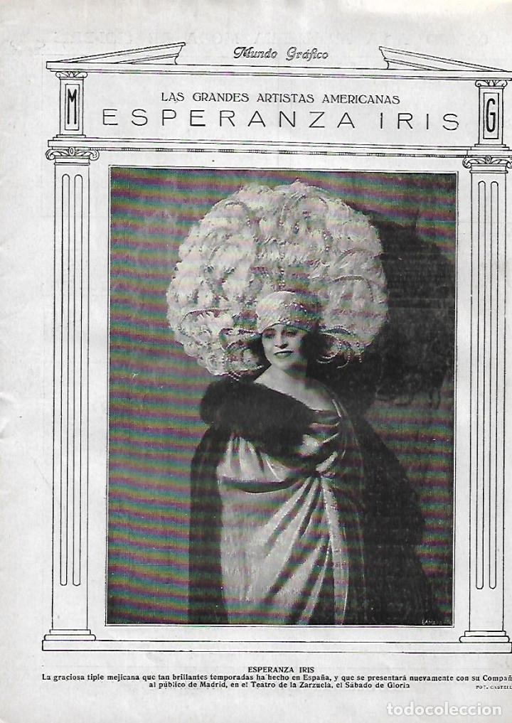 Collezionismo: A&Ntilde;O 1923 RECORTE PRENSA ESPERANZA IRIS GRAN ARTISTA AMERICANA TIPLE MEJICANA TEATRO DE LA ZARZUELA