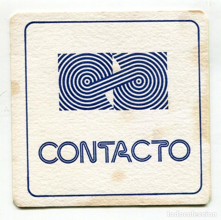 Coleccionismo: POSAVASOS CONTACTO DISCOTECA
