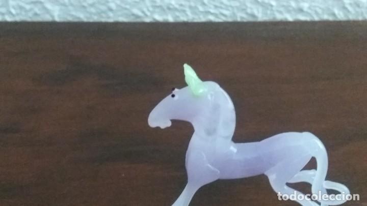 Coleccionismo: Miniatura de caballo de cristal - Foto 4