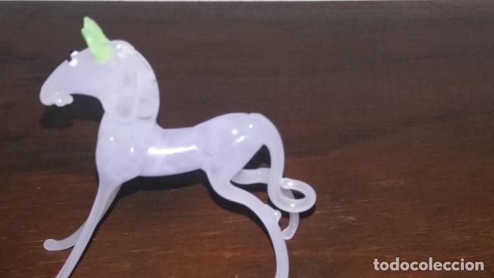 Coleccionismo: Miniatura de caballo de cristal - Foto 5
