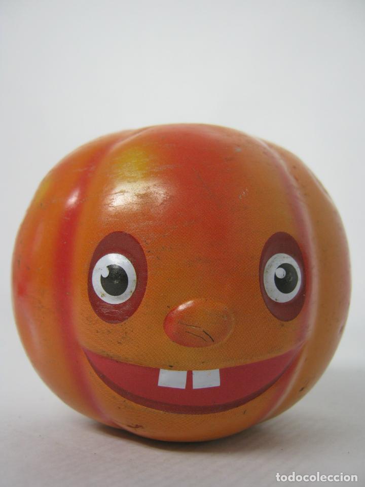 Coleccionismo: Vintage 1960 COLECCI&Oacute;N CAJA CHAPA METAL litografiada - CALABAZA HALLOWEEN