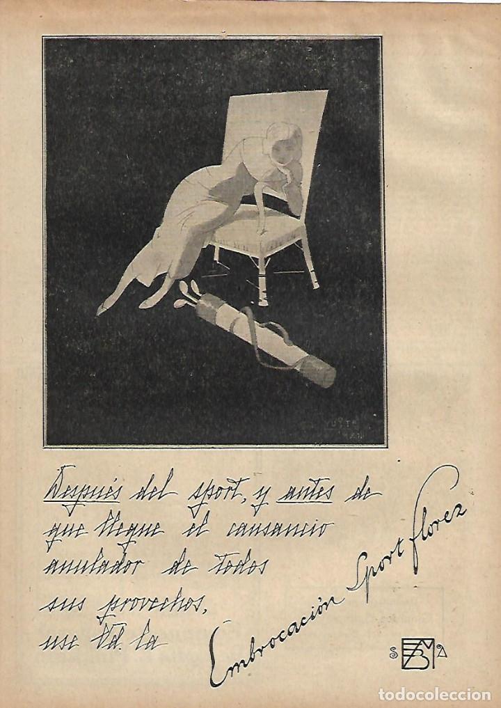 Sammelleidenschaft Papier: A&Ntilde;O 1924 RECORTE PRENSA PUBLICIDAD EMBROCACION SPORT FLOREZ