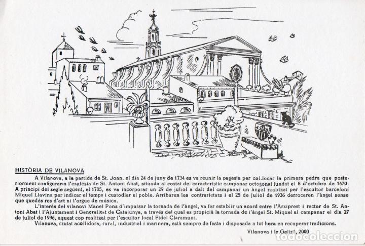 Collecting paper: LAMINA HIST&Ograve;RIA DE VILANOVA, RECORD HIST&Ograve;RIC, DIBUIX DE FIDEL CLARAMUNT