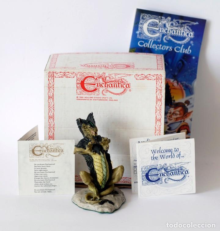 Colecionismo: Figura de colecci&oacute;n Enchantica Cobra Drag&oacute;n. Nueva, con certificado de autenticidad y en su caja
