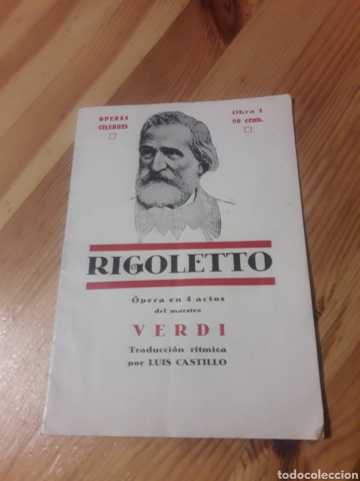 Coleccionismo: Rigoletto Verdi Luis Castillo Operas Celebres