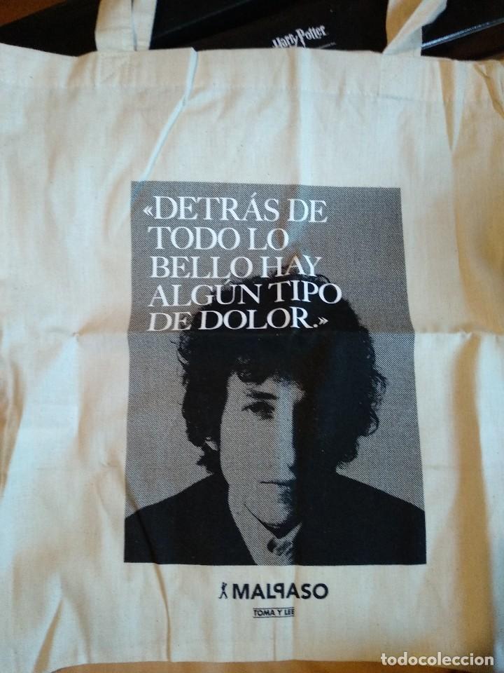 Coleccionismo: bolsa bolso tela nuevo de bob dylan nueva malpaso premio nobel literatura