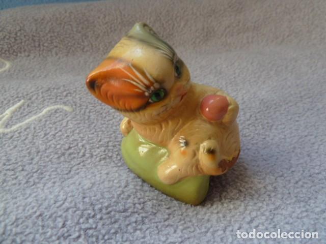 Coleccionismo: Antiguo sacapuntas Gato - Foto 2