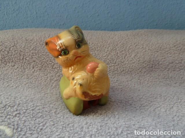 Coleccionismo: Antiguo sacapuntas Gato - Foto 3