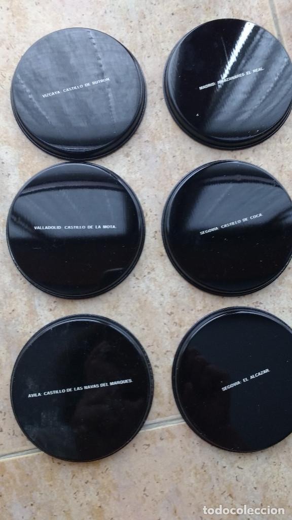 Coleccionismo: juego de 6 posavasos. tem&aacute;tica castillos - Foto 2