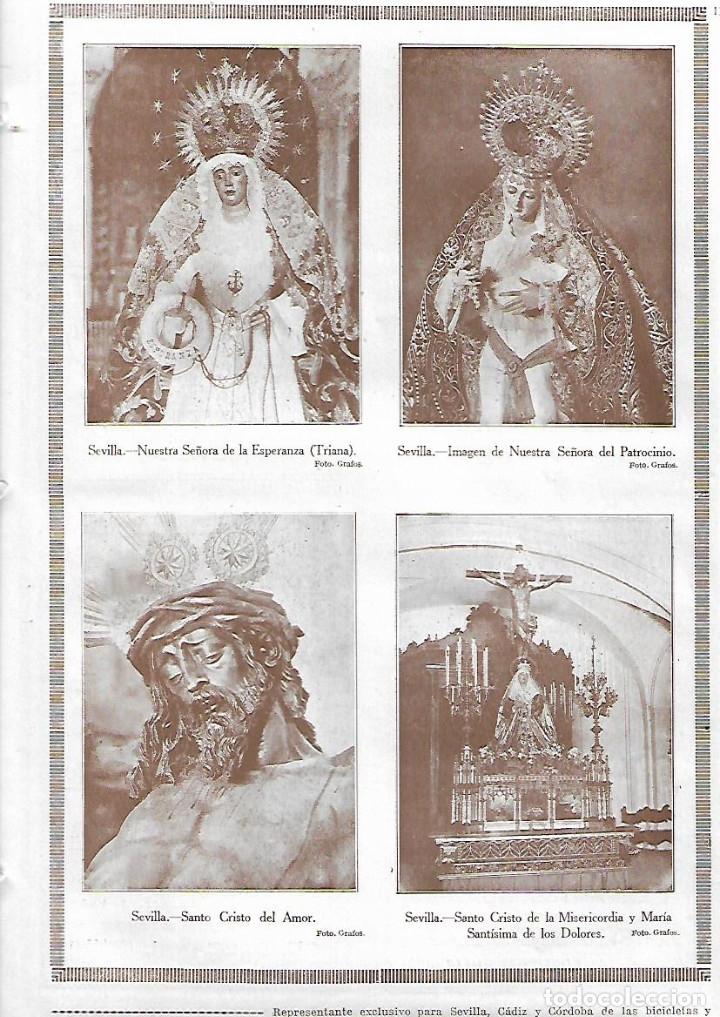 Sammelleidenschaft Papier: A&Ntilde;O 1927 SEVILLA VIRGEN LA ESPERANZA TRIANA DEL PATROCINIO SANTO CRISTO DEL AMOR LA MISERICORDIA