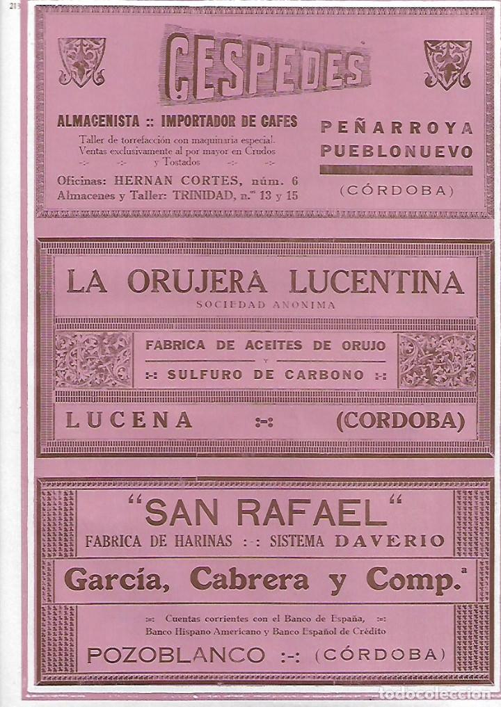 Collecting paper: A&Ntilde;O 1927 PUBLICIDAD SAN RAFAEL FABRICA DE HARINAS GARCIA CABRERA POZOBLANCO CORDOBA