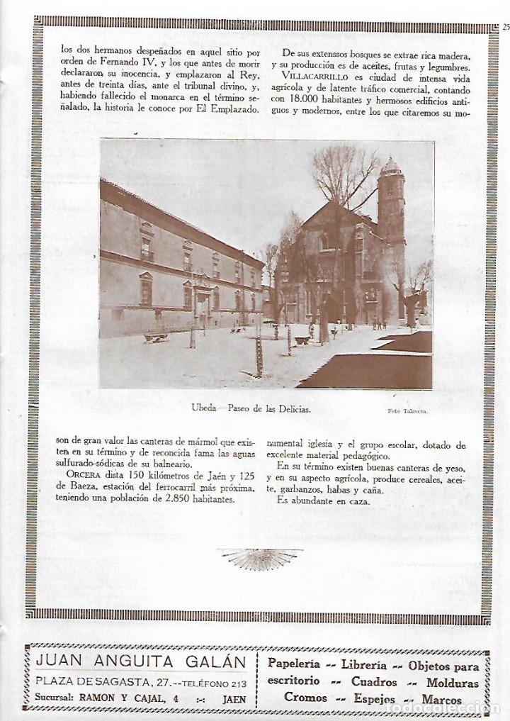 Collecting paper: A&Ntilde;O 1927 RECORTE PRENSA FOTOGRAFIA UBEDA PASEO DE LAS DELICIAS FOTO TALAVERA