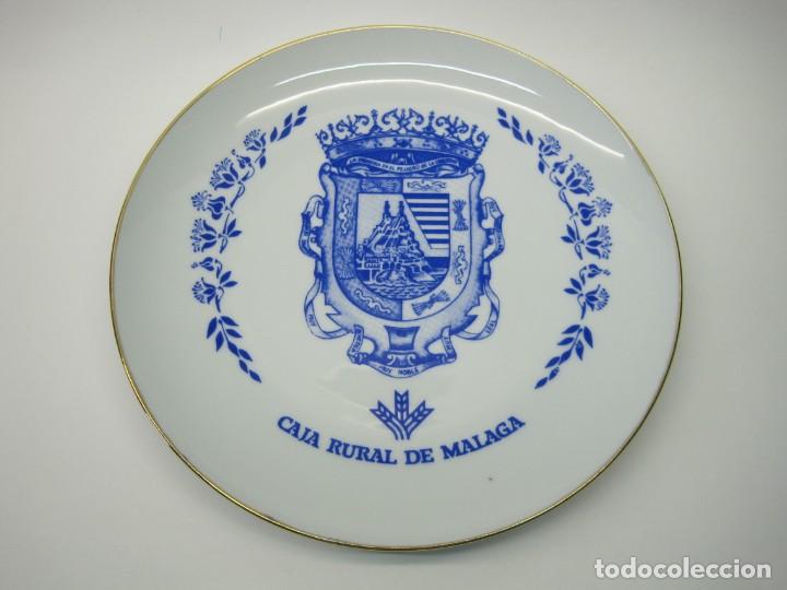 Coleccionismo: plato antiguo banco caja rural Malaga espa&ntilde;a spain coleccionismo vintage porcelana SOY.YO