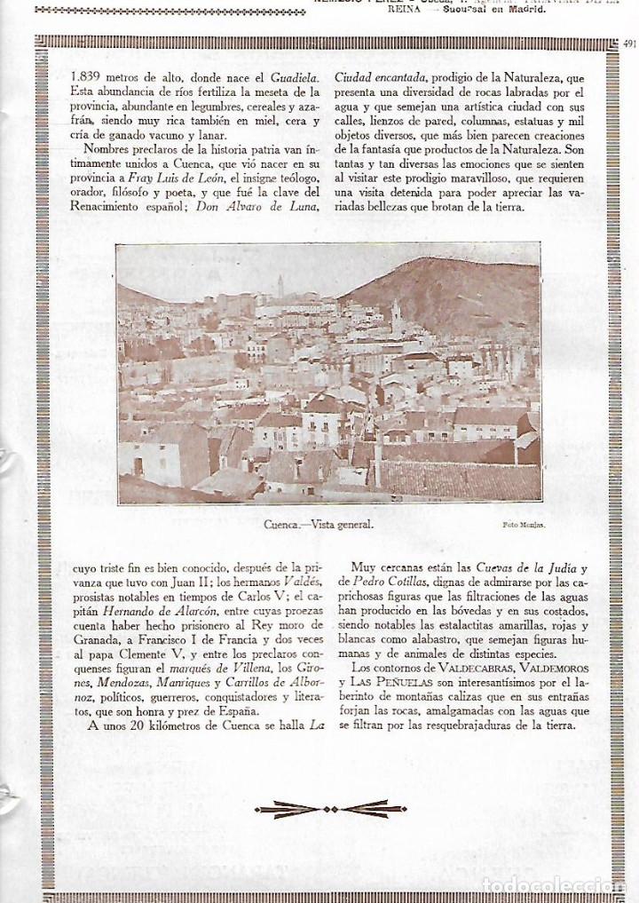 Collecting paper: A&Ntilde;O 1927 CUENCA FOTOGRAFIA VISTA GENERAL FOTO MONJAS