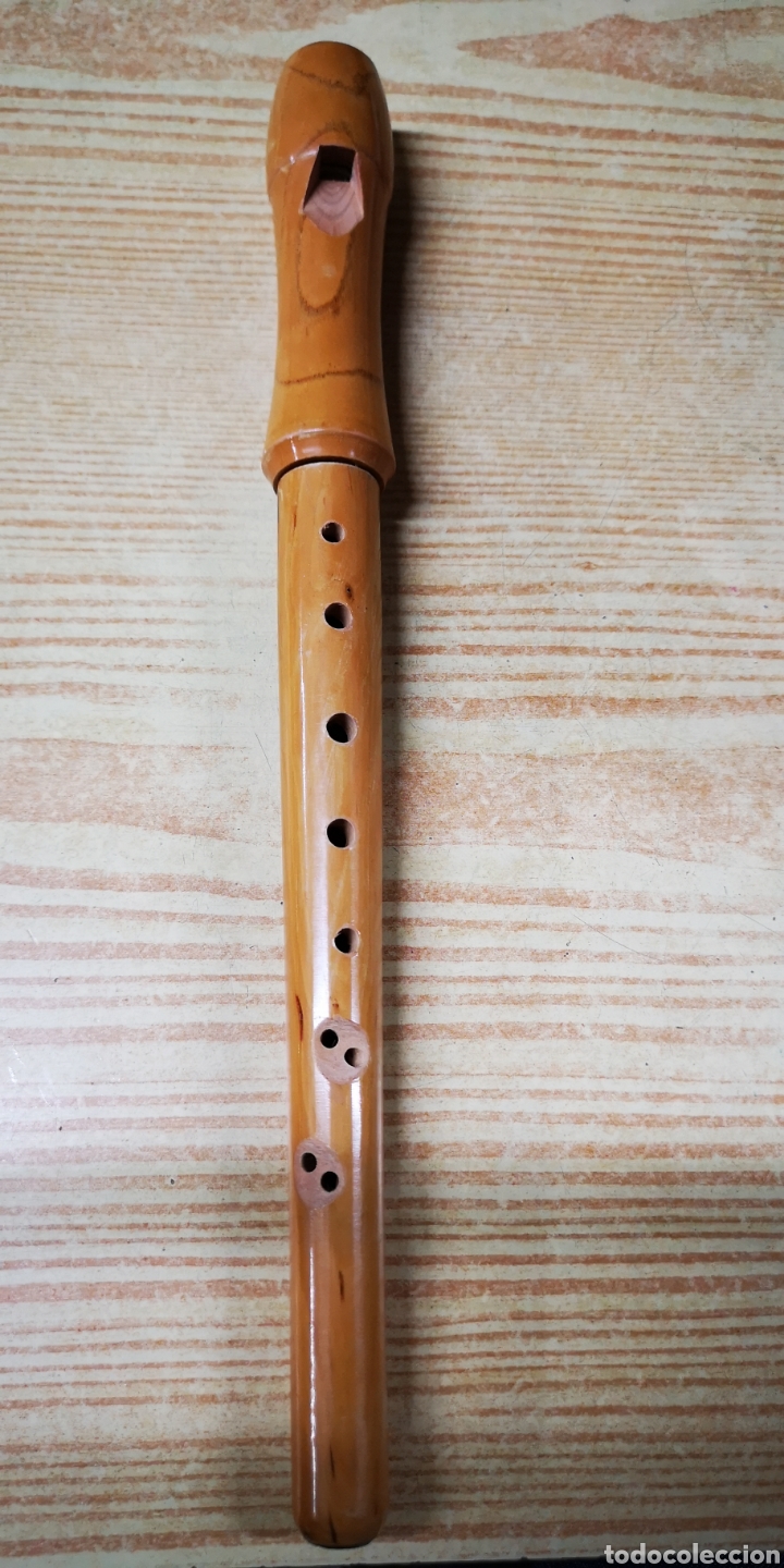 Coleccionismo: Flauta de madera nueva completa - Foto 3