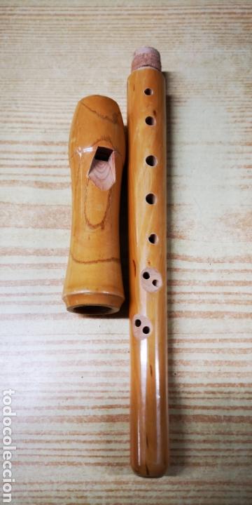 Coleccionismo: Flauta de madera nueva completa - Foto 4