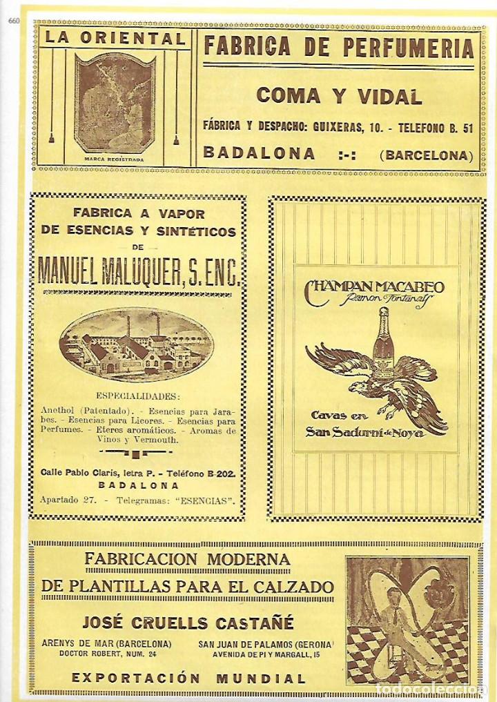 Collezionismo: A&Ntilde;O 1927 PUBLICIDAD CAVA CHAMPAN MACABEO RAMON FONTANALS SANT SADURNI  D'ANOIA