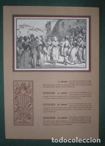 Collecting paper: LLOBET BUSQUETS, C: LA SARDANA. Bailes t&iacute;picos y escudos de Espa&ntilde;a y sus regiones (Catalu&ntilde;a)