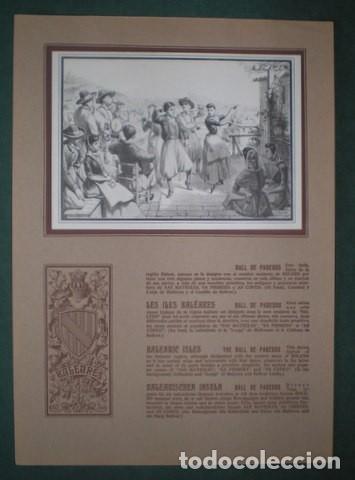 Sammelleidenschaft Papier: LLOBET BUSQUETS, C: BALL DE PAGESOS. Bailes t&iacute;picos y escudos de Espa&ntilde;a y sus regiones (Baleares)